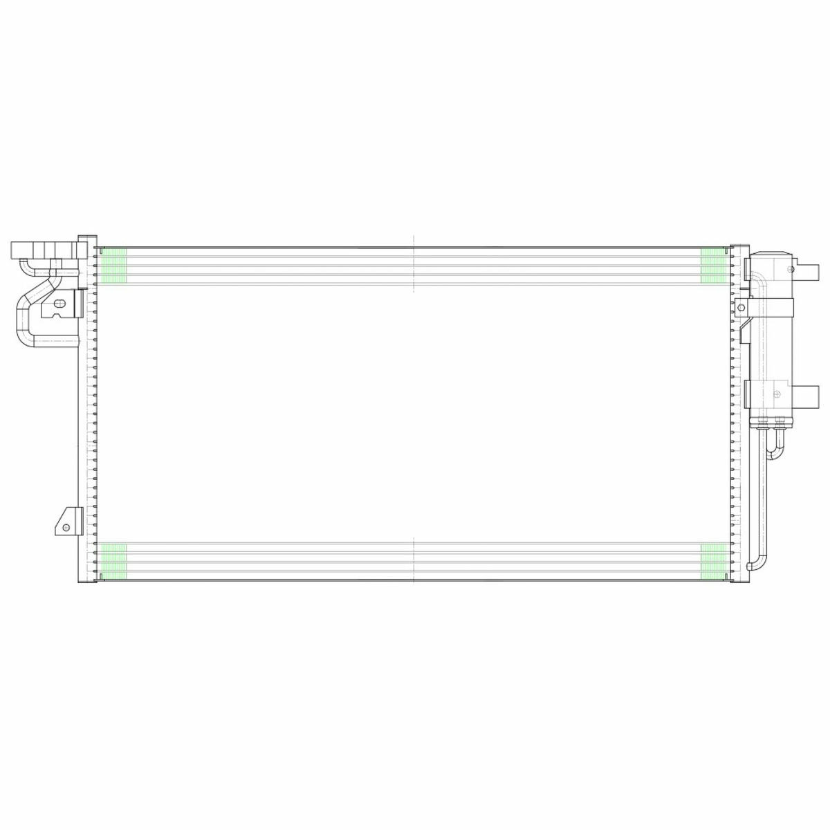 Радиатор кондиционера LUZAR LRAC 1068 preview 3 Радиатор кондиционера LUZAR LRAC 1068 preview 3