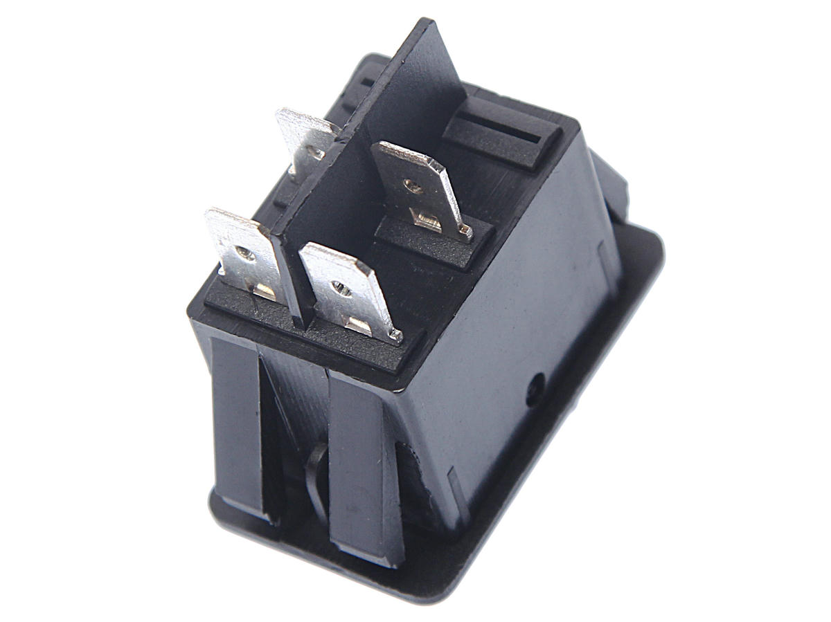 Выключатель клавишный 12V 35А (4с) ON-OFF с синей LED подсветкой REXANT preview 1