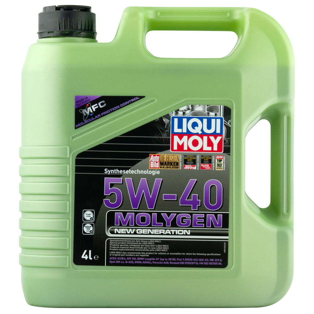 Масло моторное LIQUI MOLY Molygen New Generation HC 5w40 синт. 4л preview 1 Масло моторное LIQUI MOLY Molygen New Generation HC 5w40 синт. 4л preview 1