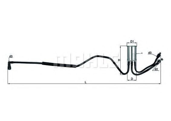 Фильтр топливный KNECHT/MAHLE KL553 preview 1