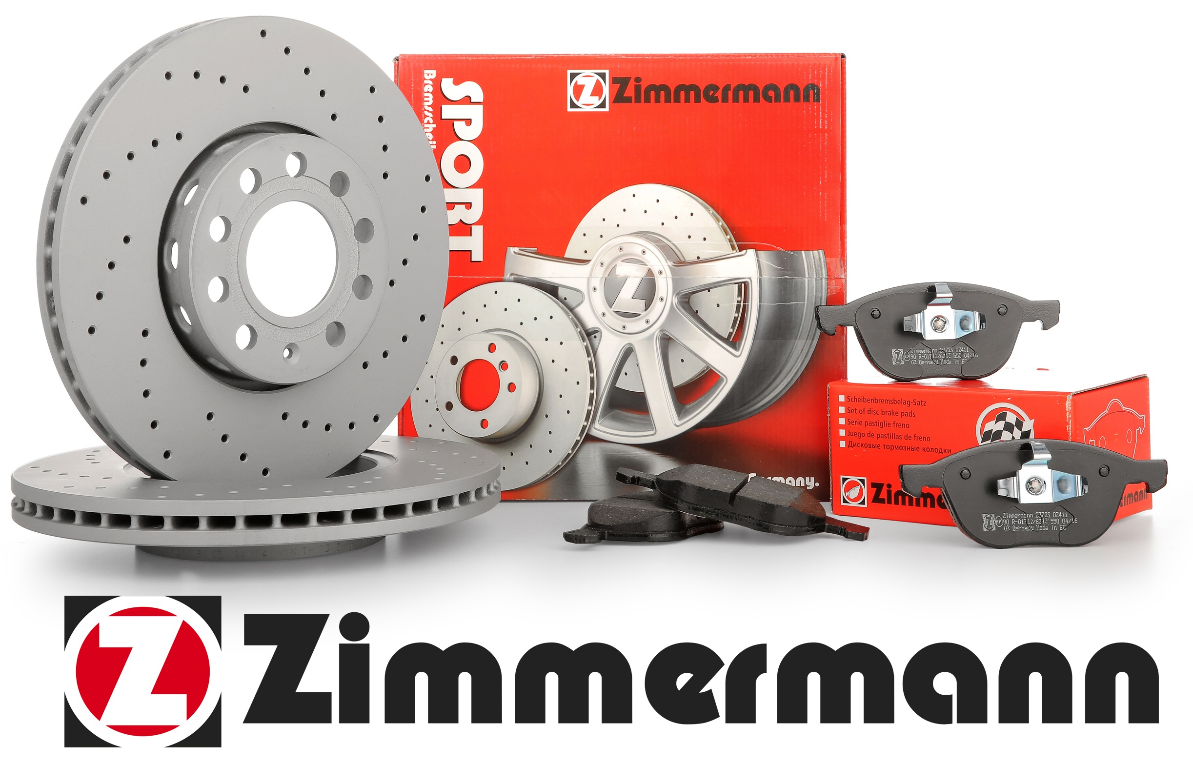 Самая низкая цена на колодки и диски Zimmermann