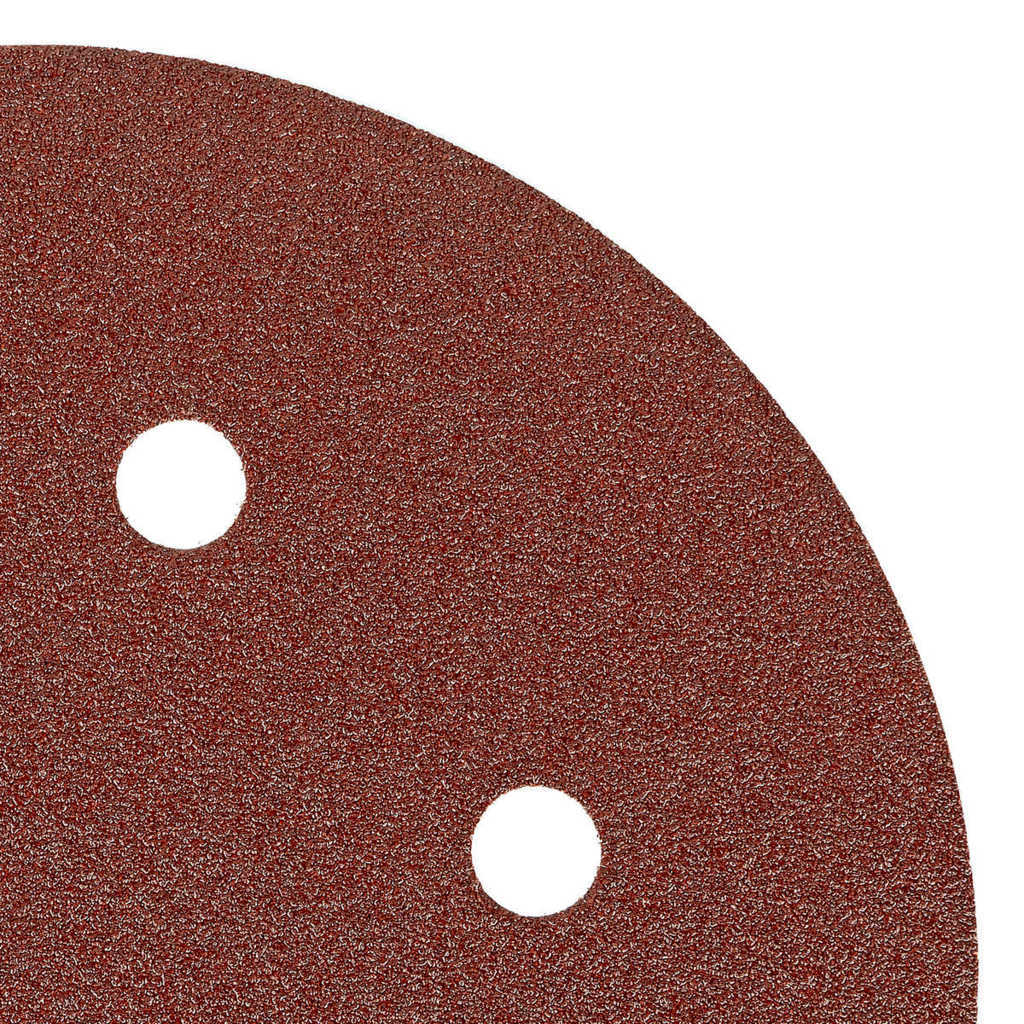 Круг абразивный на ворсовой подложке под "липучку", перфорированный, P 80, 150 мм, 5 шт MATRIX 73838 preview 4