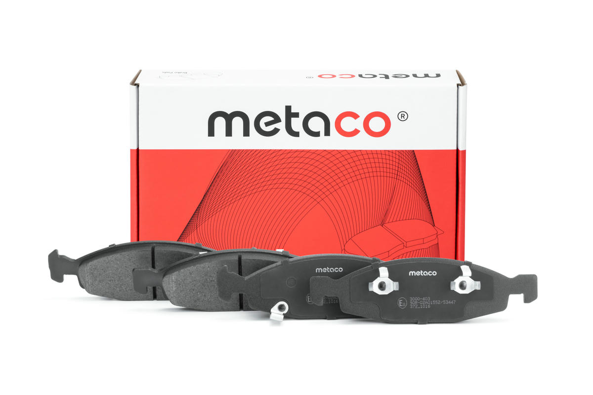 Колодки тормозные передние к-кт metaco 3000-403 preview 1