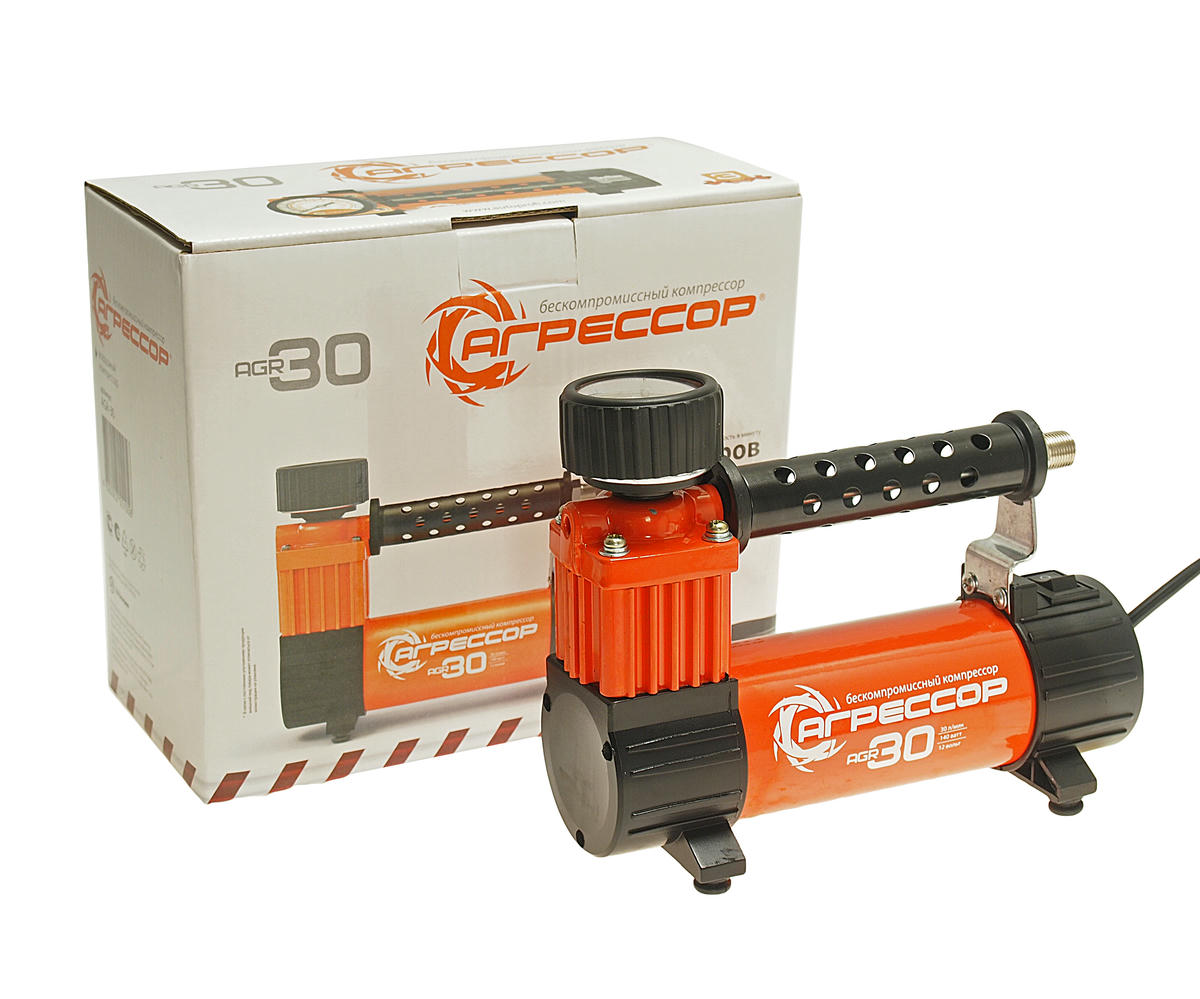 Компрессор автомобильный Агрессор 30л/мин AUTOPROFI preview 1