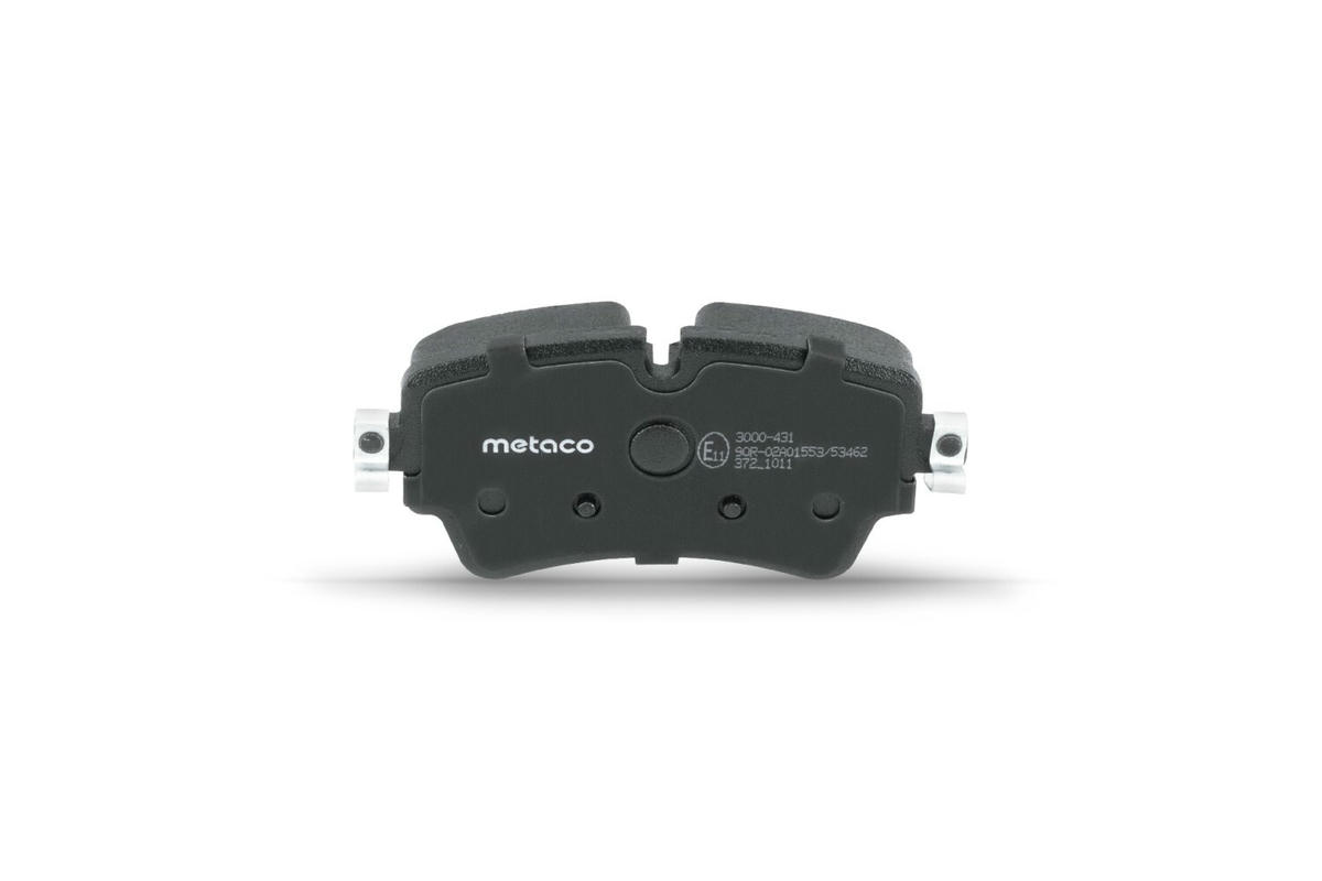 Колодки тормозные передние к-кт metaco 3000-431 preview 4