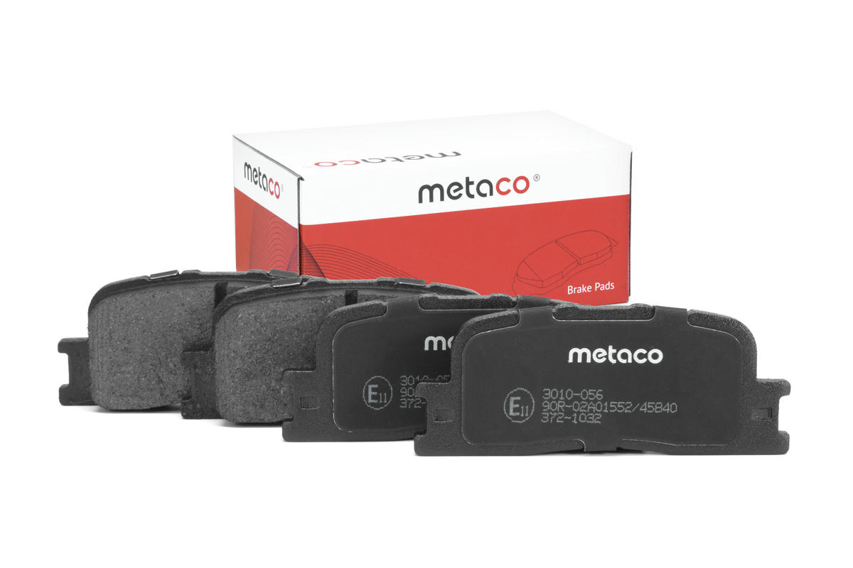 Колодки тормозные задние дисковые к-кт metaco 3010-056 preview 1