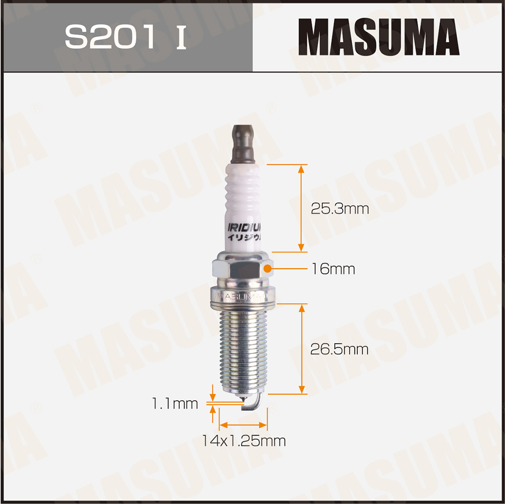 Свеча зажигания Masuma S201I preview 1