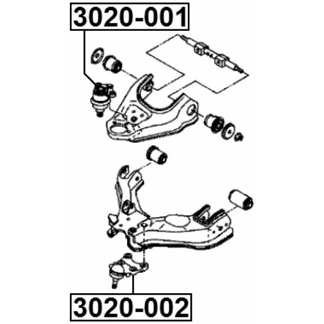 Опора шаровая FEBEST 3020-002 preview 2