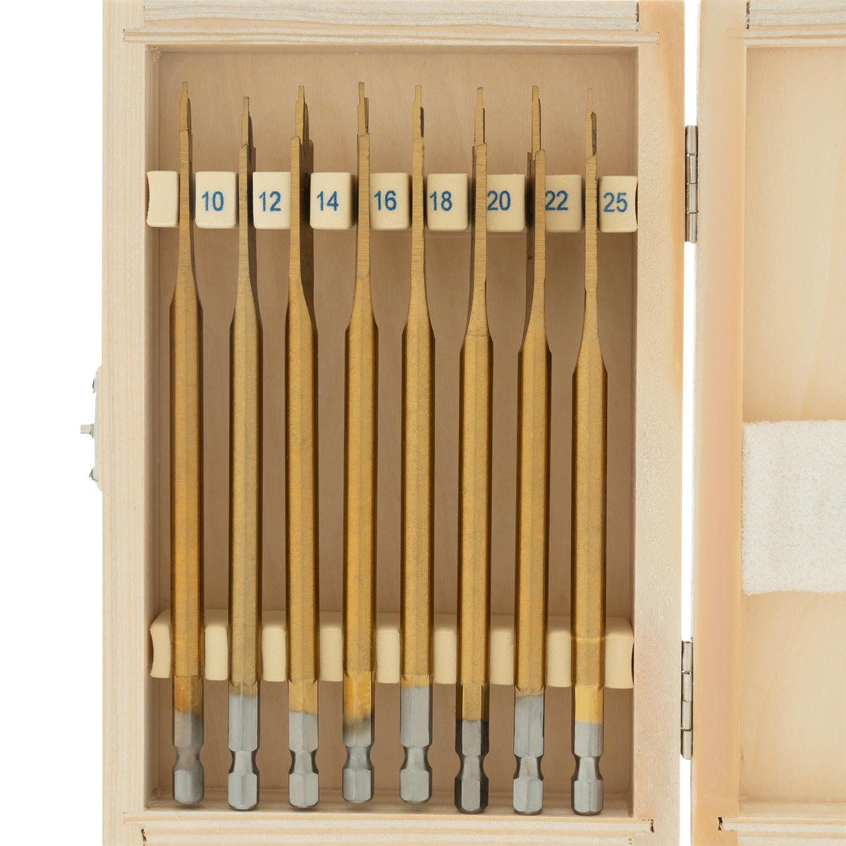 Набор сверл перовых по дереву 10-25мм (в кейсе 8шт.) MATRIX preview 6