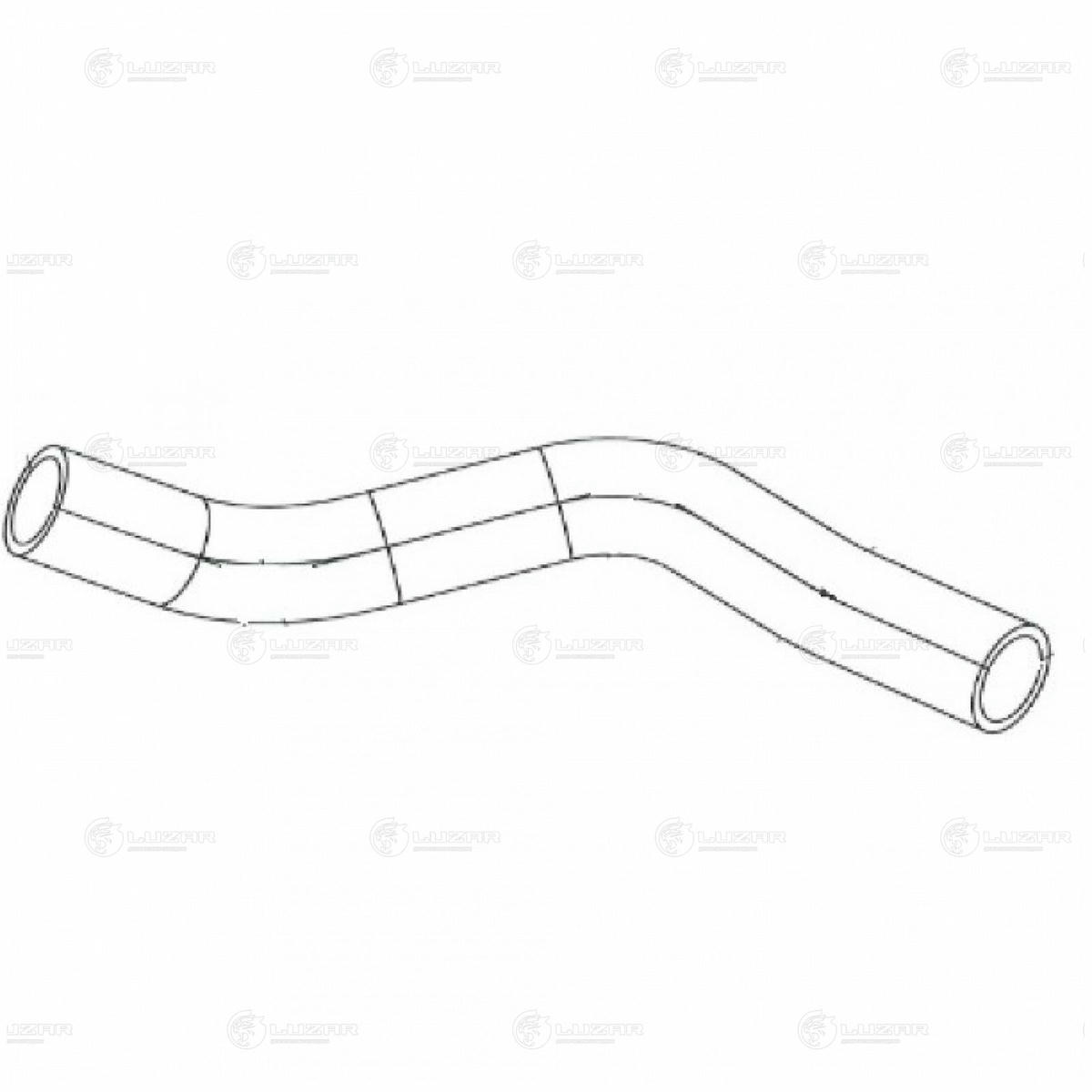 Патрубок рад. охл. для а/м Hyundai Solaris/Kia Rio (10-) 1.4i/1.6i верх. к залив. горл. (EPDM, 1 шт.) LUZAR LPK 08033 preview 3
