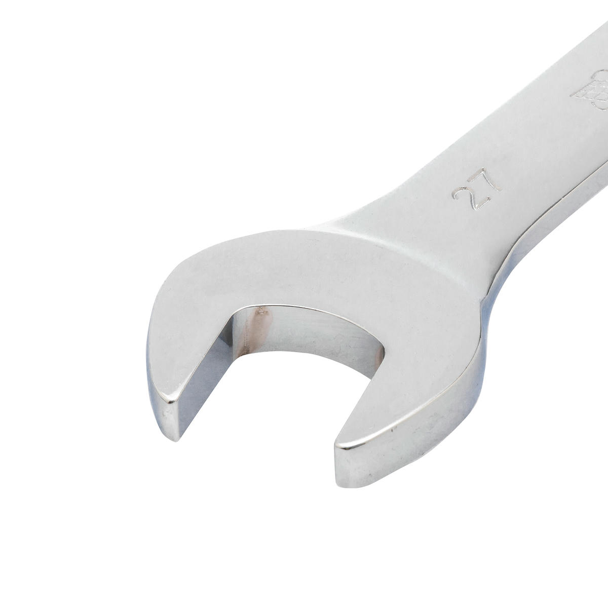 Ключ комбинированный трещоточный, 27 мм, CrV, шарнирный, зеркальный хром Matrix 14872 preview 2