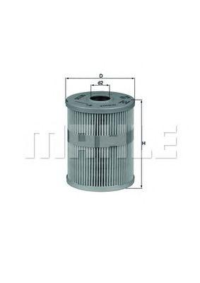 Фильтр масляный MAHLE _OX125D preview 1