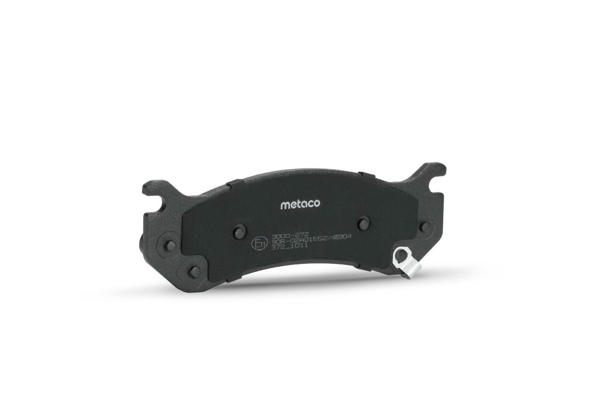 Колодки тормозные передние к-кт metaco 3000-272 preview 3