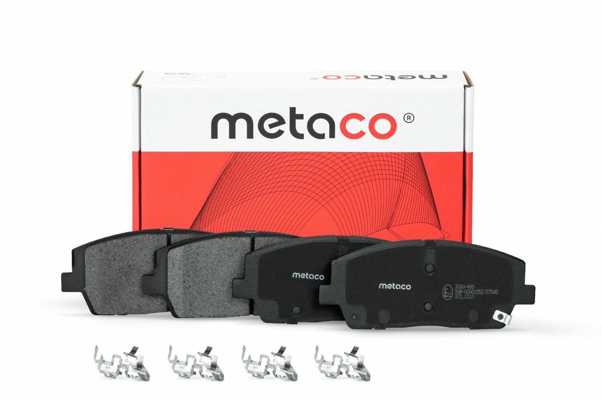 Колодки тормозные передние к-кт metaco 3000-499 preview 1