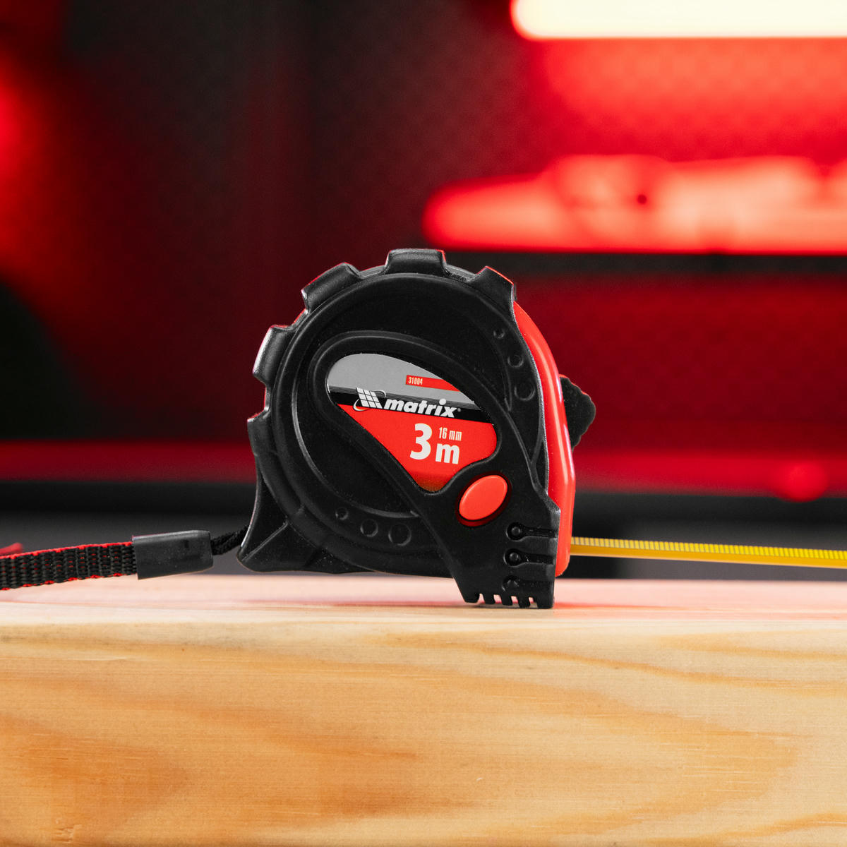 Рулетка 3м 16мм Status magnet 3 fixations зацеп с магн. MATRIX preview 8