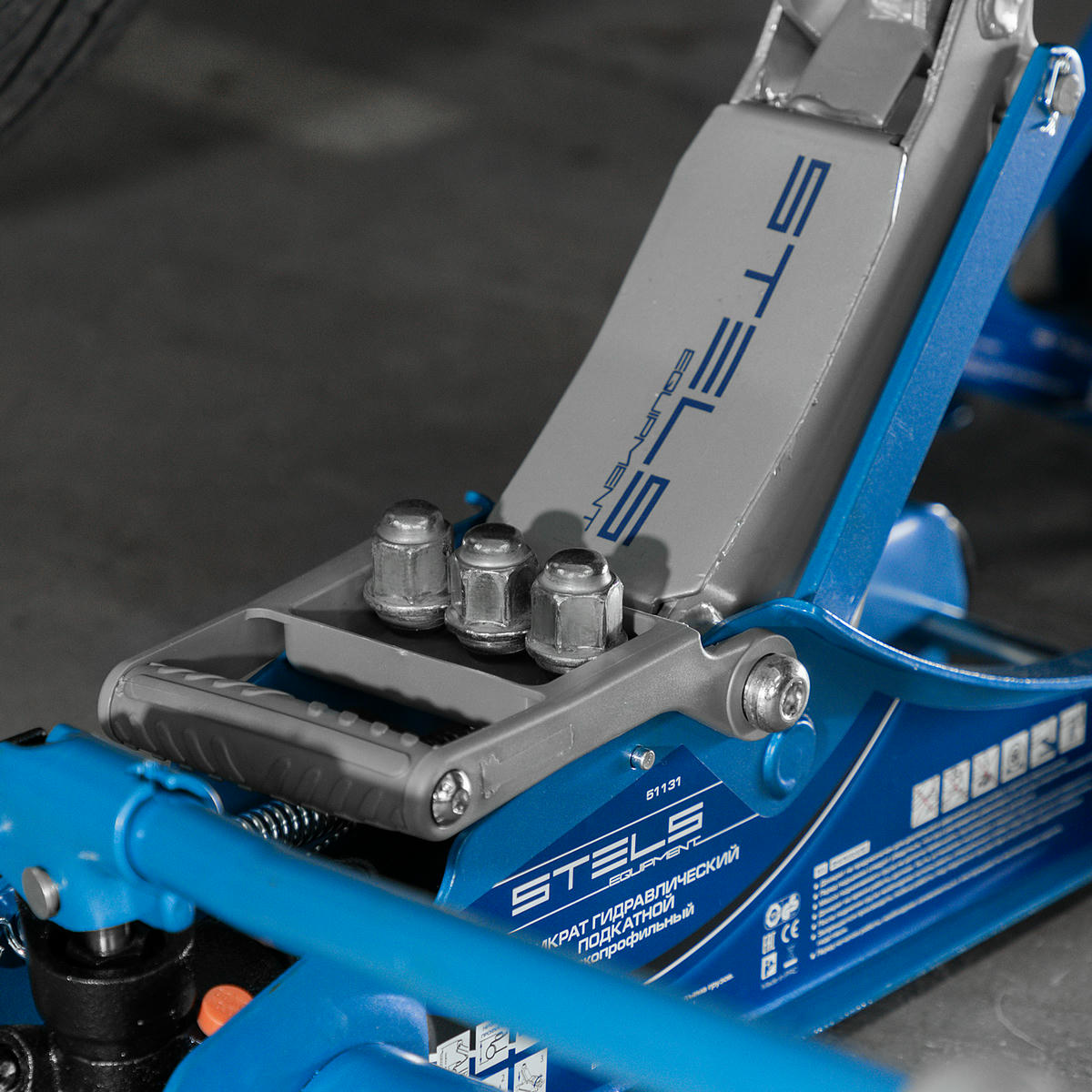 Домкрат подкатной гидравлический 2т 100-350мм поворотная рукоятка LOW PROFILE STELS preview 16