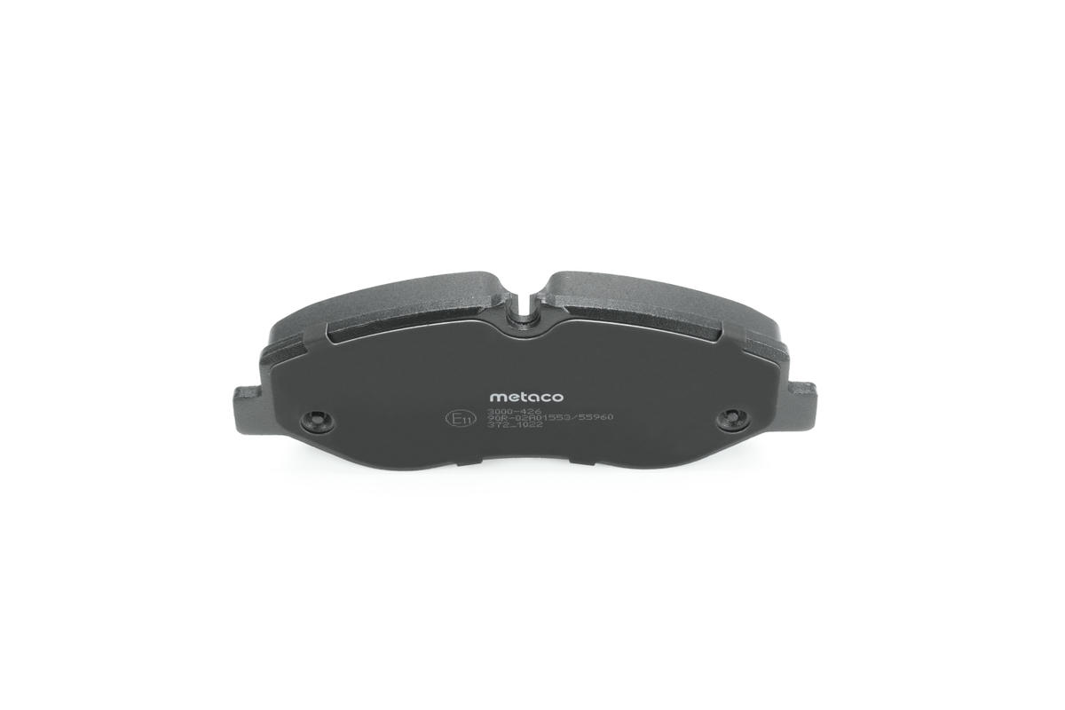 Колодки тормозные передние к-кт metaco 3000-426 preview 4