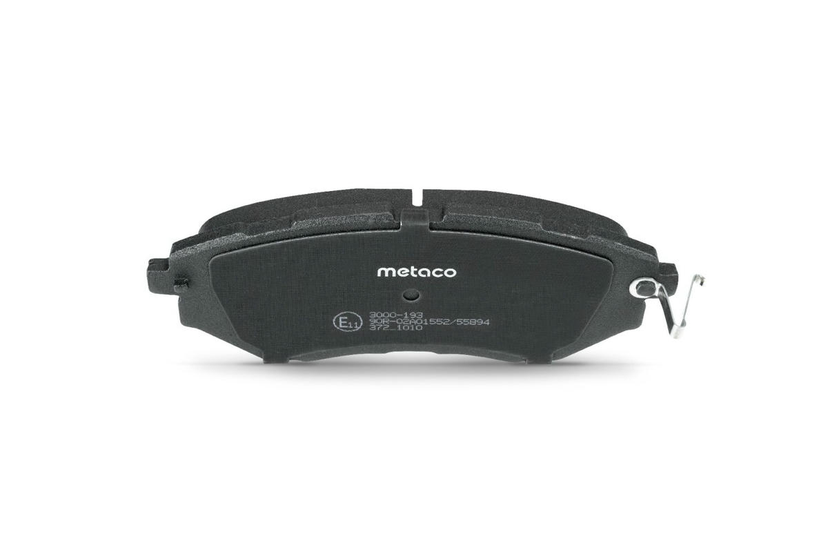 Колодки тормозные передние к-кт metaco 3000-193 preview 5
