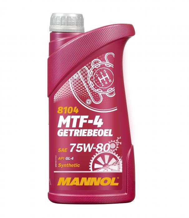Масло трансмиссионное MANNOL MTF-4 75W80 GL-4 синт. 1л preview 1