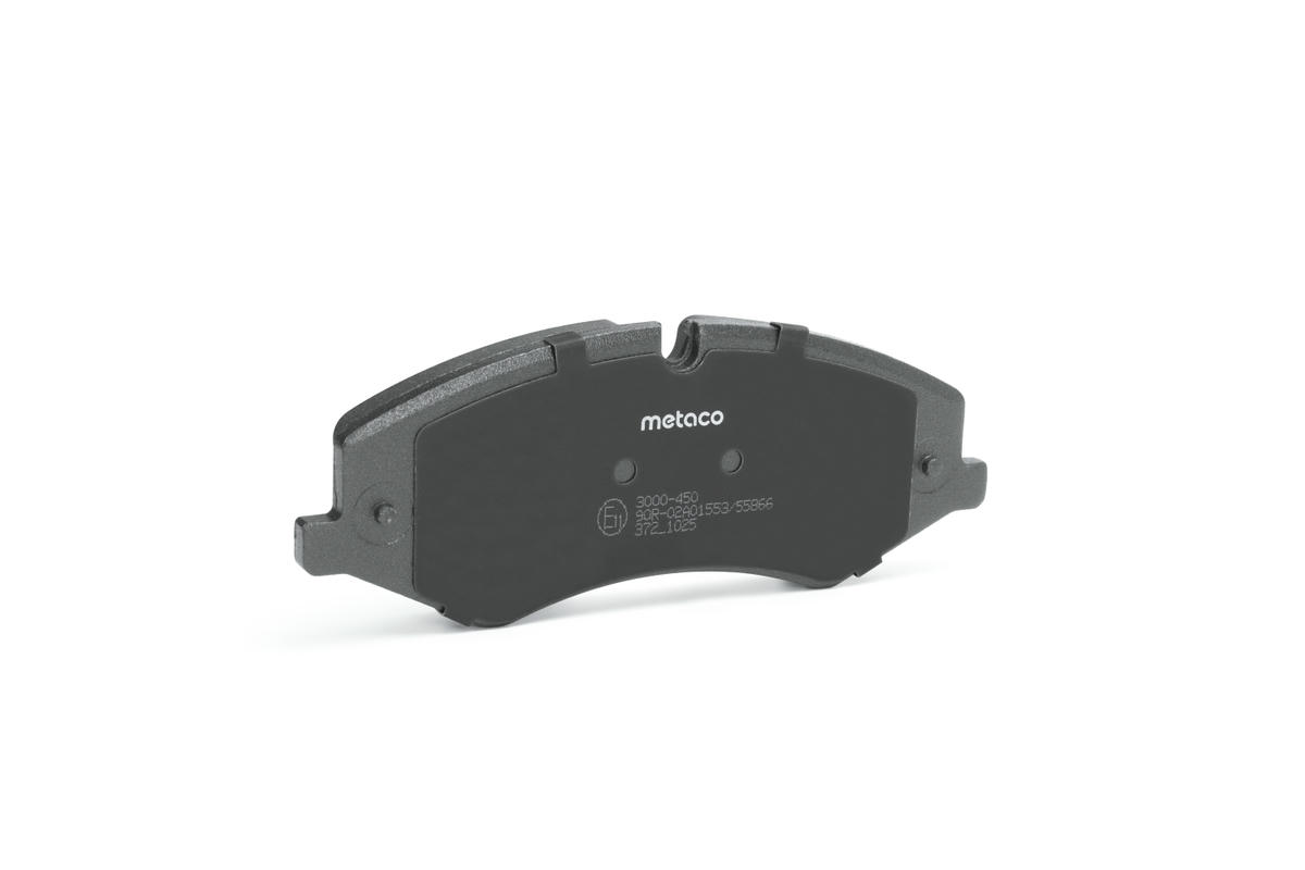 Колодки тормозные передние к-кт metaco 3000-450 preview 2