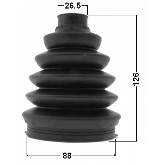 Пыльник ШРУСа FEBEST 2917P-DIIIATF preview 2