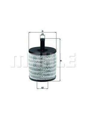 Фильтр масляный KNECHT OX 556 D preview 1