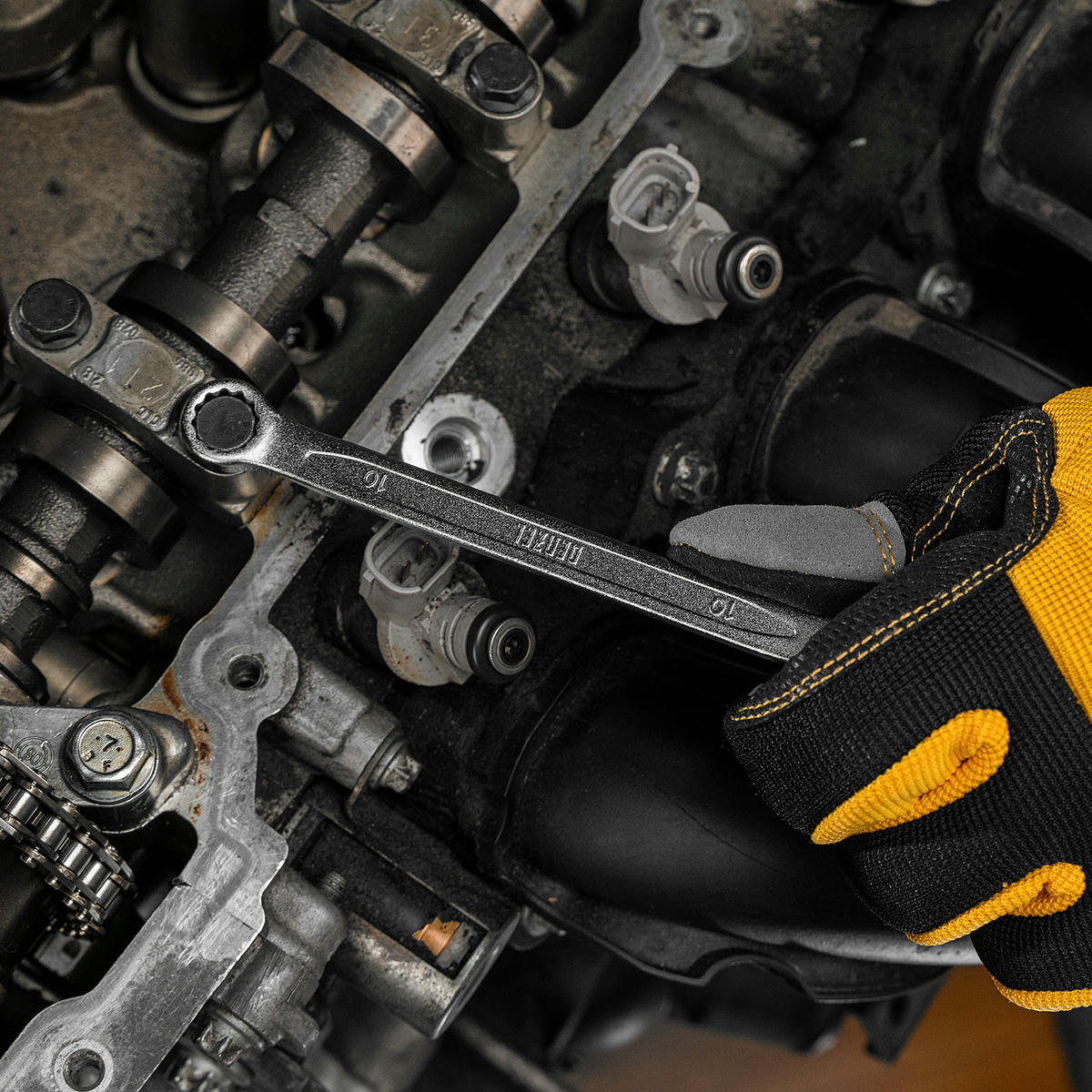 Набор инструмента 64 пред. 1/2", 1/4", CrV, S2 DENZEL preview 23