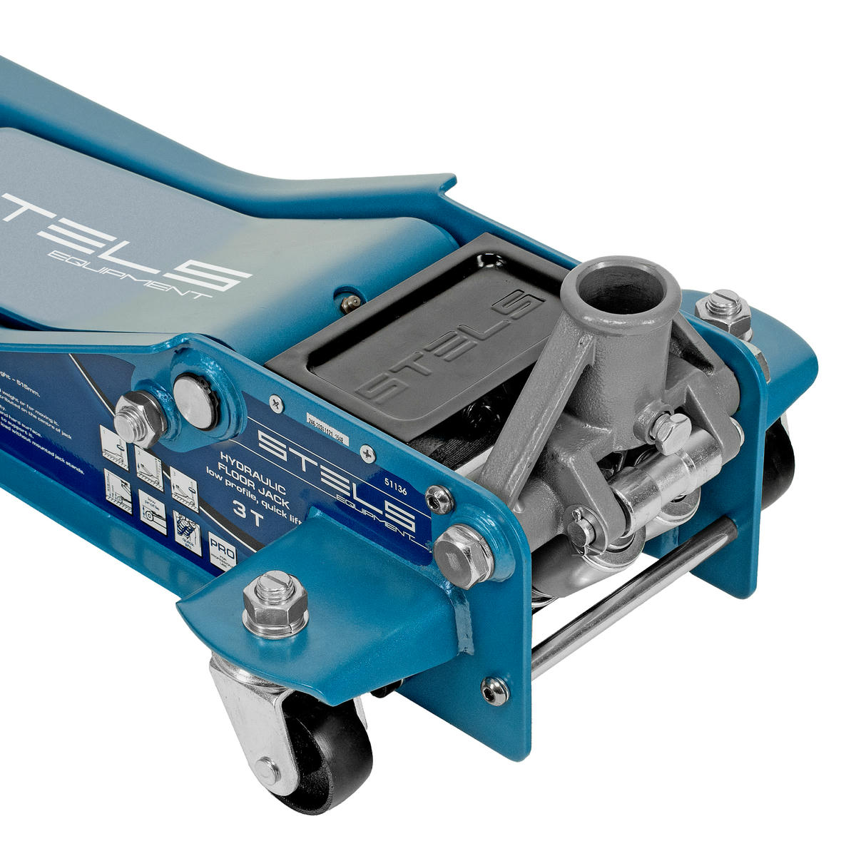 Домкрат подкатной гидравлический 3т 75-515мм быстр.подъем LOW PROFILE QUICK LIFT проф STELS preview 3