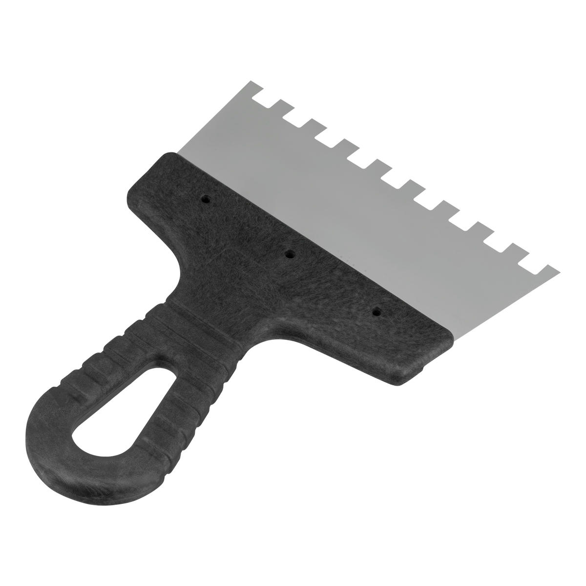 Шпатель из нержавеющей стали, 150 мм, зуб 8x8 мм, пластмассовая ручка СИБРТЕХ 85471 preview 2