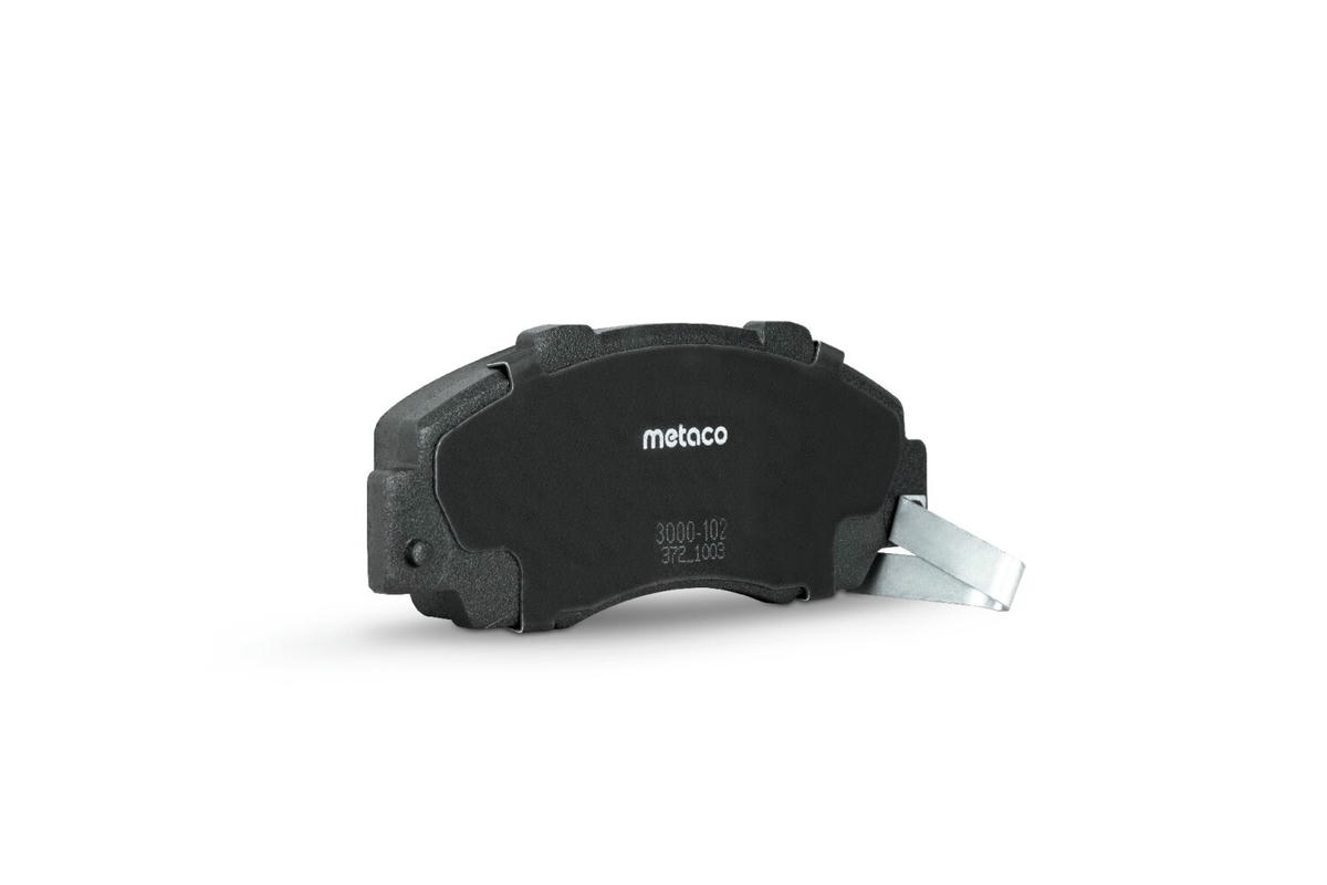 Колодки тормозные передние к-кт metaco 3000-102 preview 2