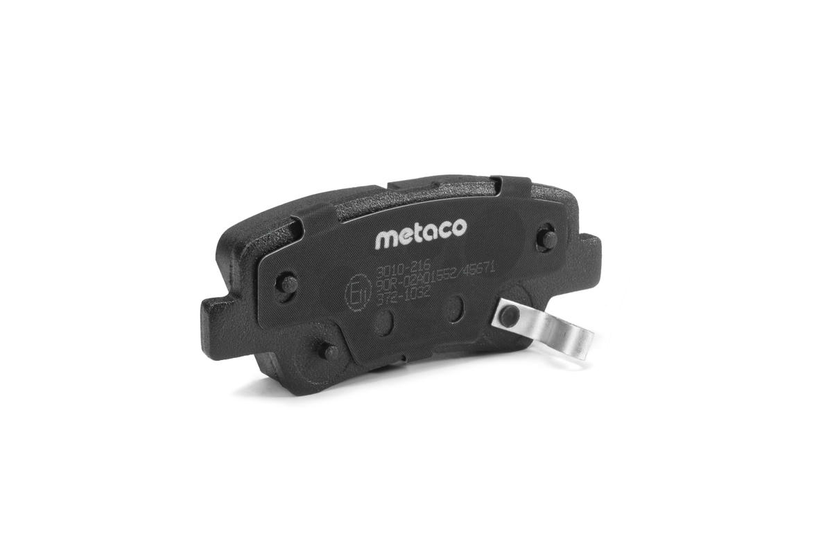 Колодки тормозные задние дисковые к-кт metaco 3010-216 preview 3