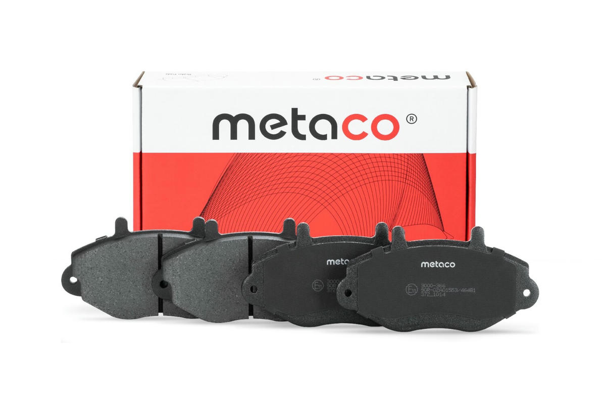 Колодки тормозные передние к-кт metaco 3000-366 preview 1 Колодки тормозные передние к-кт metaco 3000-366 preview 1