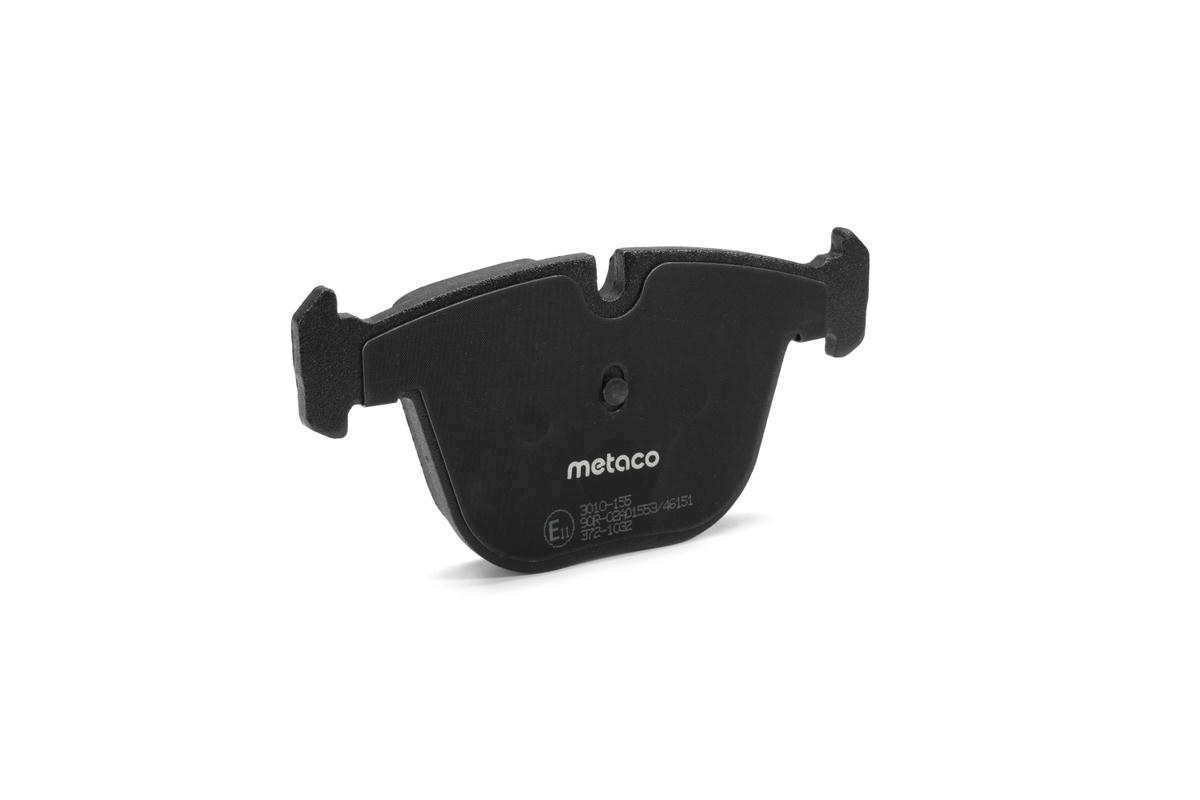 Колодки тормозные задние дисковые к-кт metaco 3010-155 preview 3