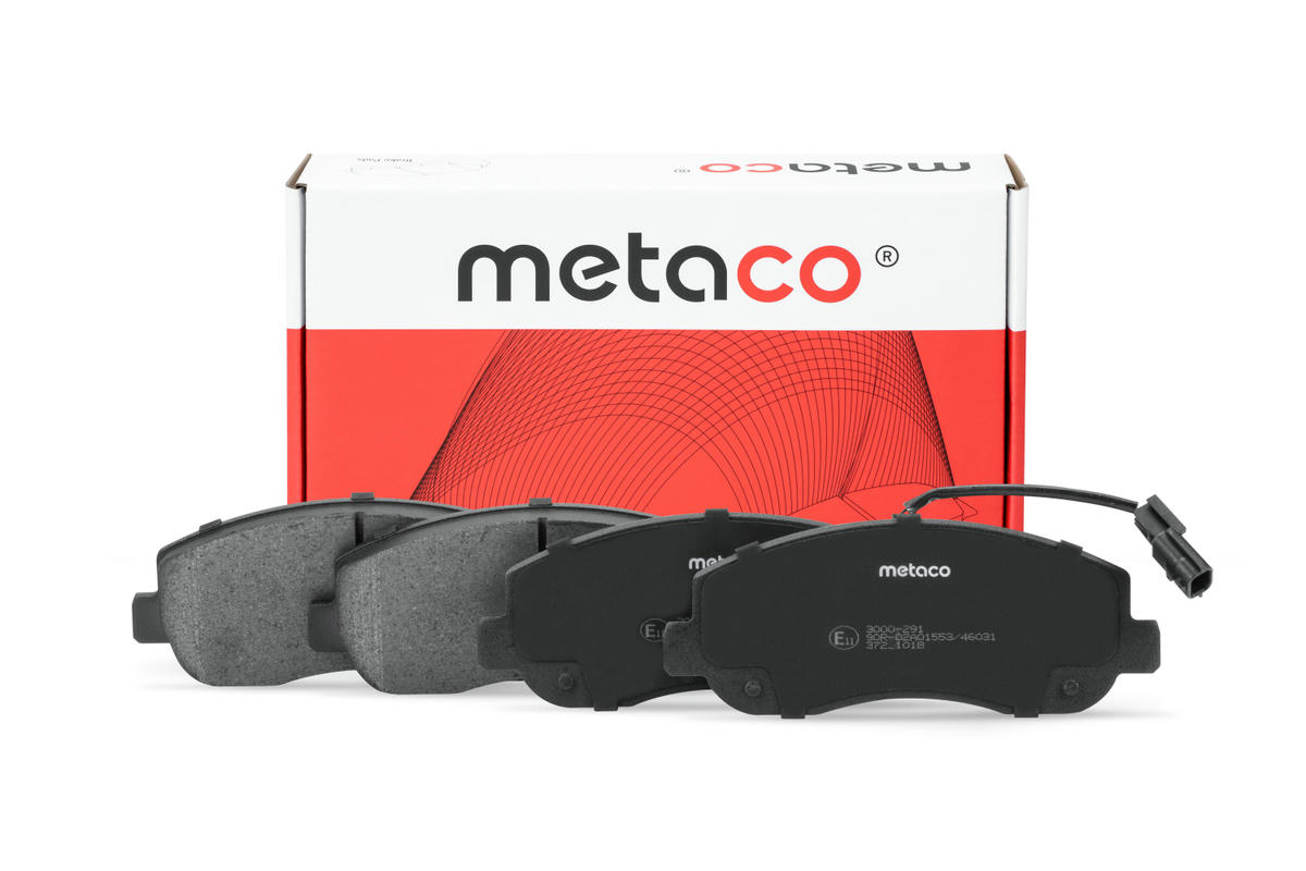 Колодки тормозные передние к-кт metaco 3000-291 preview 1 Колодки тормозные передние к-кт metaco 3000-291 preview 1