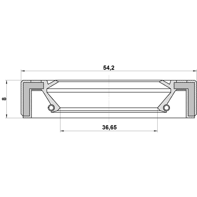 95GAY38540808X_сальник дифференциала! 38x54x8 Suzuki Baleno/Ignis 1.5/1.6 95> preview 2