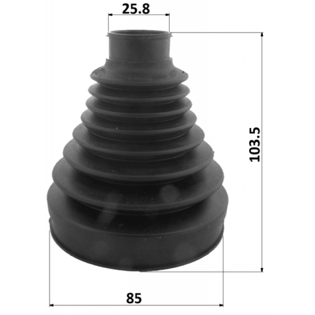 Пыльник ШРУСа внутр. FEBEST 1215P-TUCT preview 2