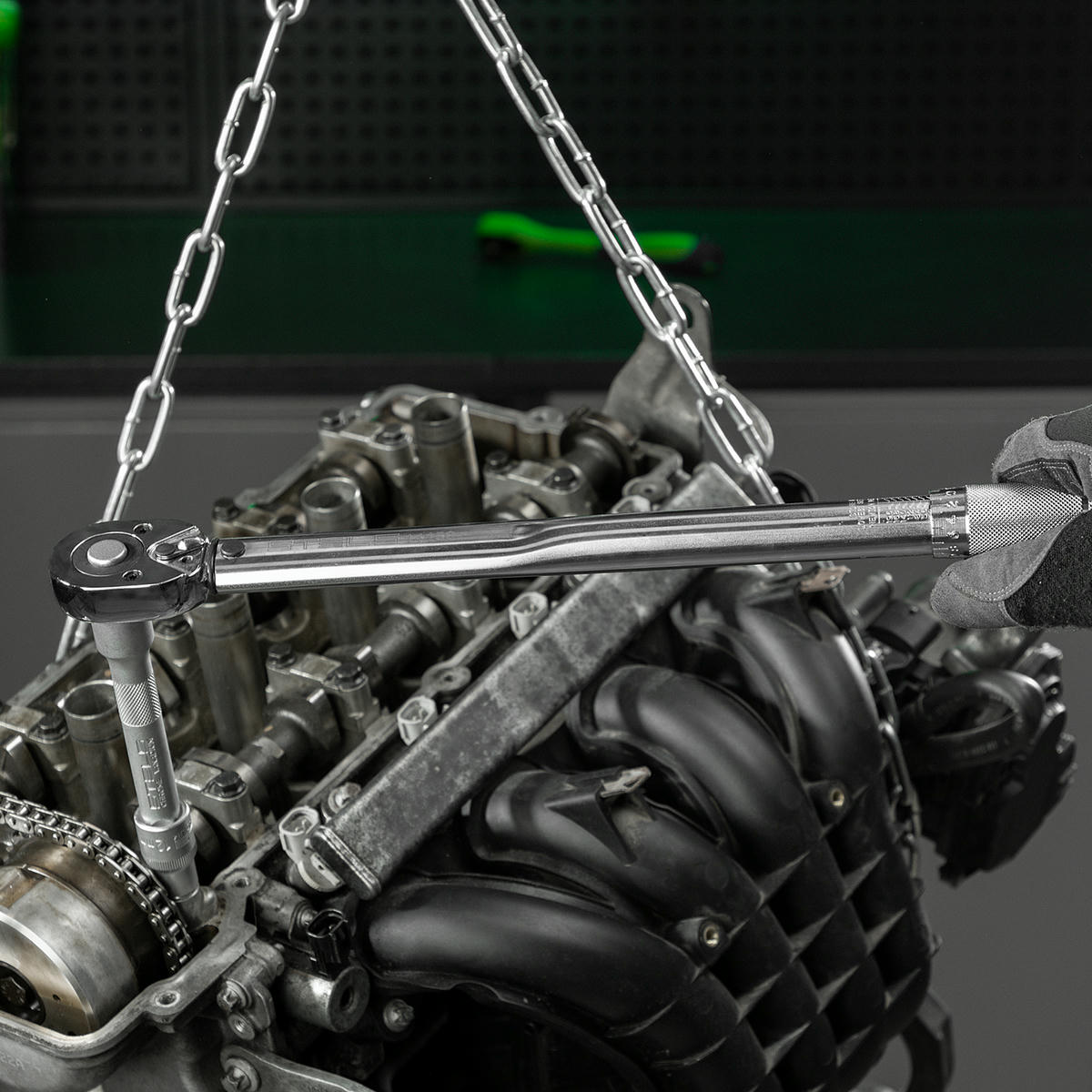 Ключ динамометрический 48-210Нм 1/2" CrV хромир STELS preview 11