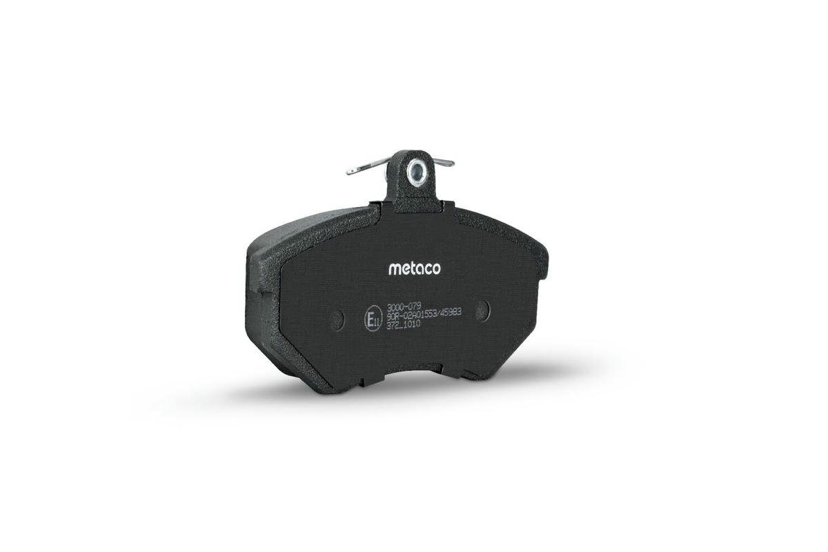 Колодки тормозные передние к-кт metaco 3000-079 preview 3