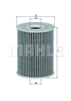 Фильтр масляный KNECHT OX 3553 D preview 1