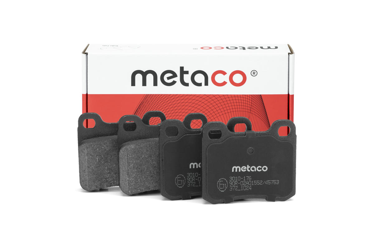 Колодки тормозные задние дисковые к-кт metaco 3010-176 preview 1