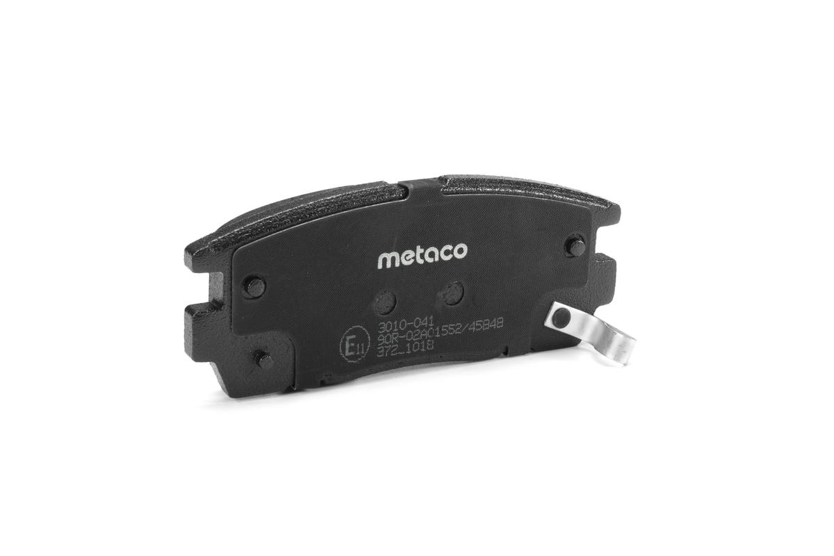 Колодки тормозные задние дисковые к-кт metaco 3010-041 preview 2