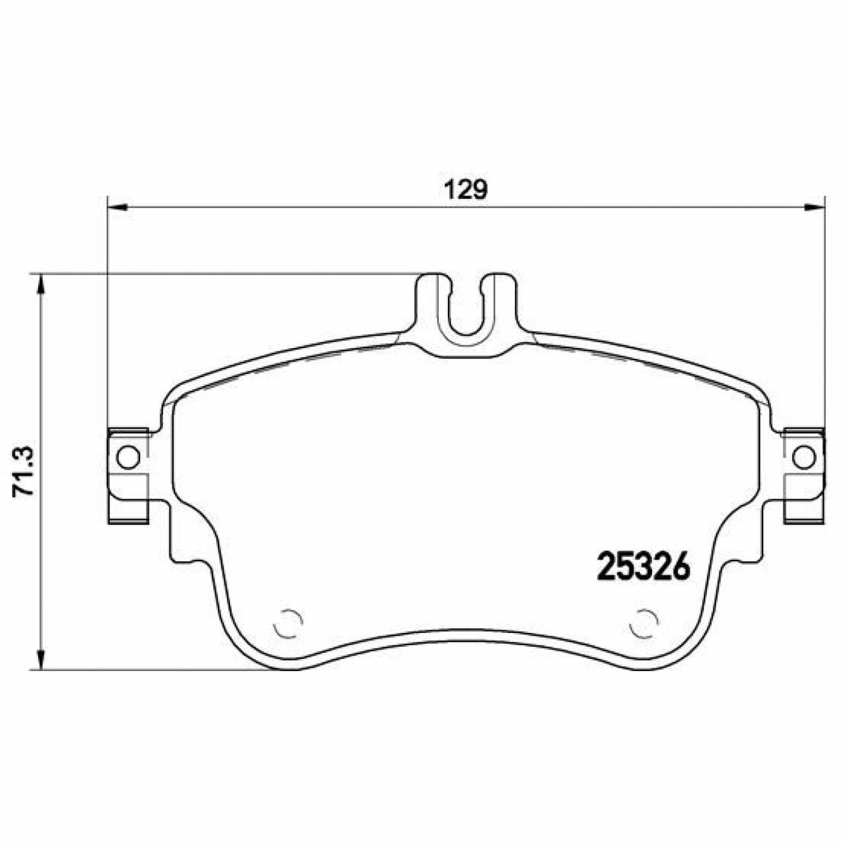 Колодки тормозные передние к-кт TRIALLI PF 4146 preview 2