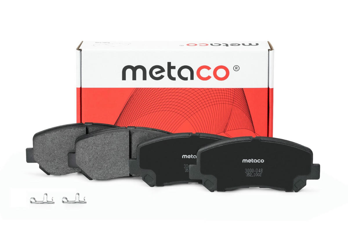 Колодки тормозные передние к-кт metaco 3000-048 preview 1