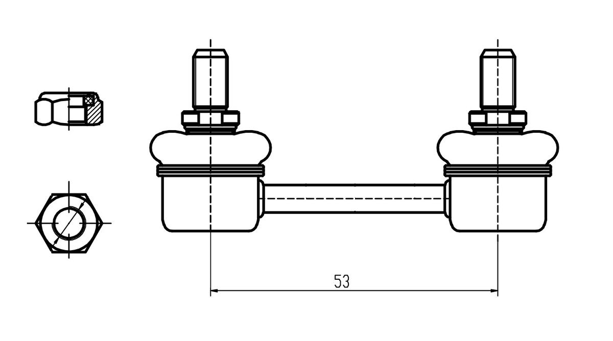 Стойка переднего стабилизатора TRIALLI SP 0812 preview 3