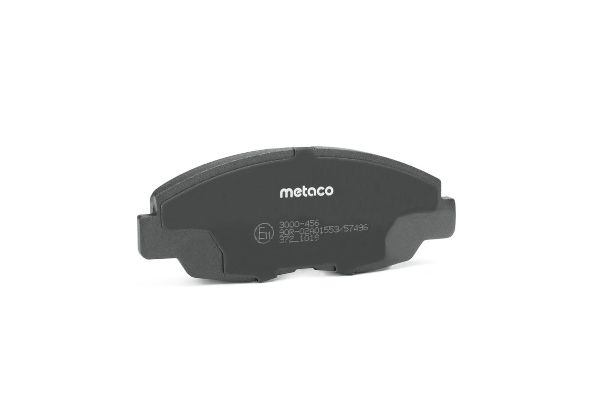 Колодки тормозные передние к-кт metaco 3000-456 preview 3