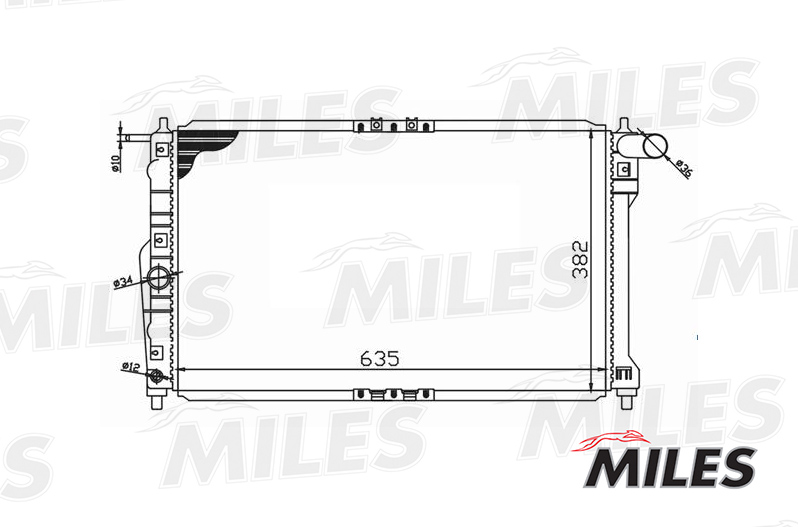 Радиатор основной MILES ACRM001 preview 3
