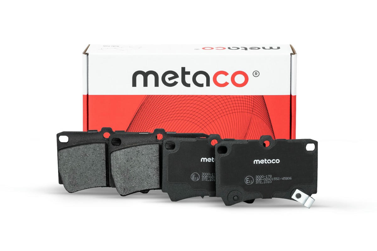 Колодки тормозные передние к-кт metaco 3000-178 preview 1