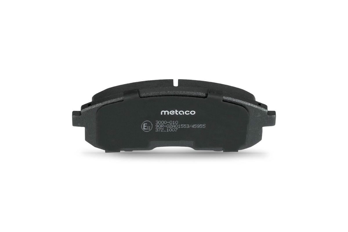 Колодки тормозные передние к-кт metaco 3000-010 preview 5