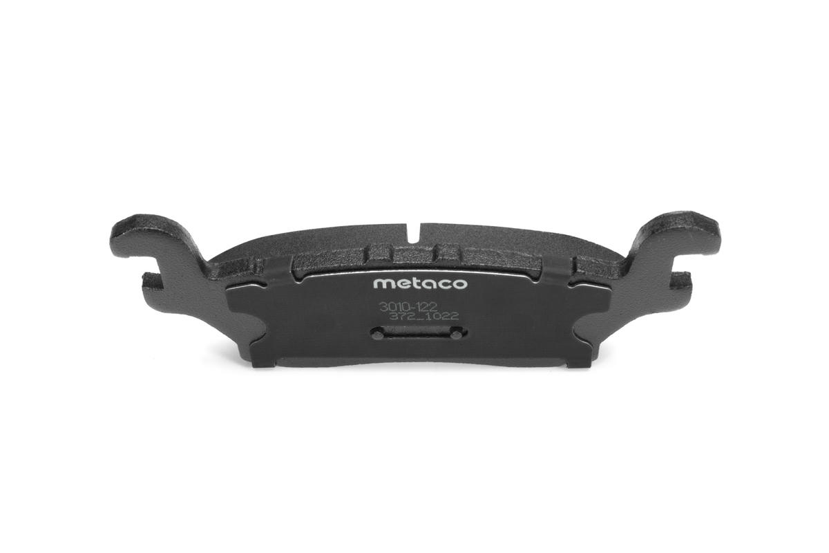 Колодки тормозные задние дисковые к-кт metaco 3010-122 preview 4