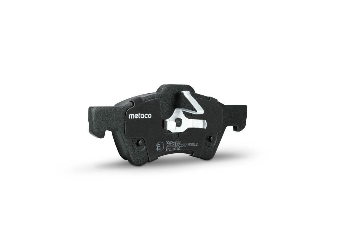 Колодки тормозные передние к-кт metaco 3000-202 preview 2